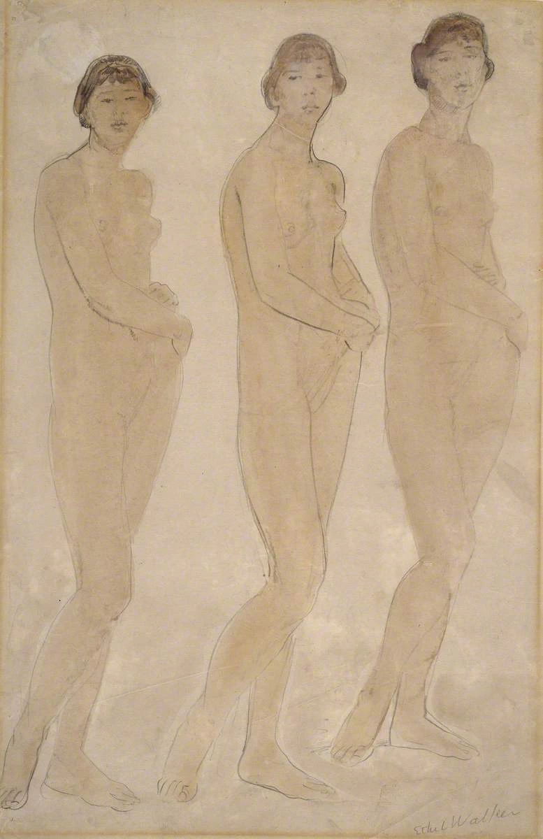 Ethel Walker - 122, Tre figure femminili in piedi, Royal Academy of Arts